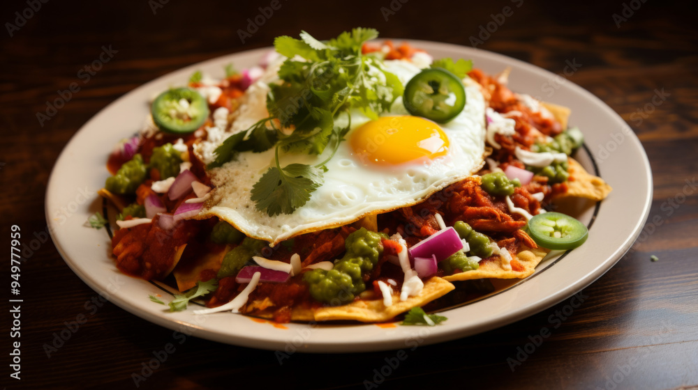 Chilaquiles Mexican Food Chilaquiles Mexican Food