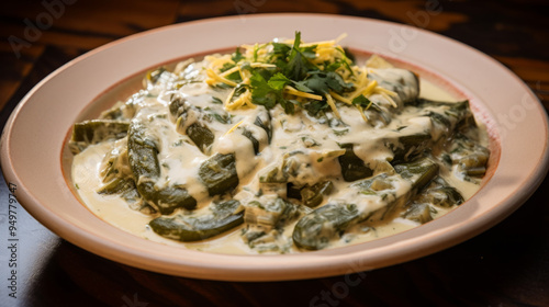Rajas con Crema Mexican Food