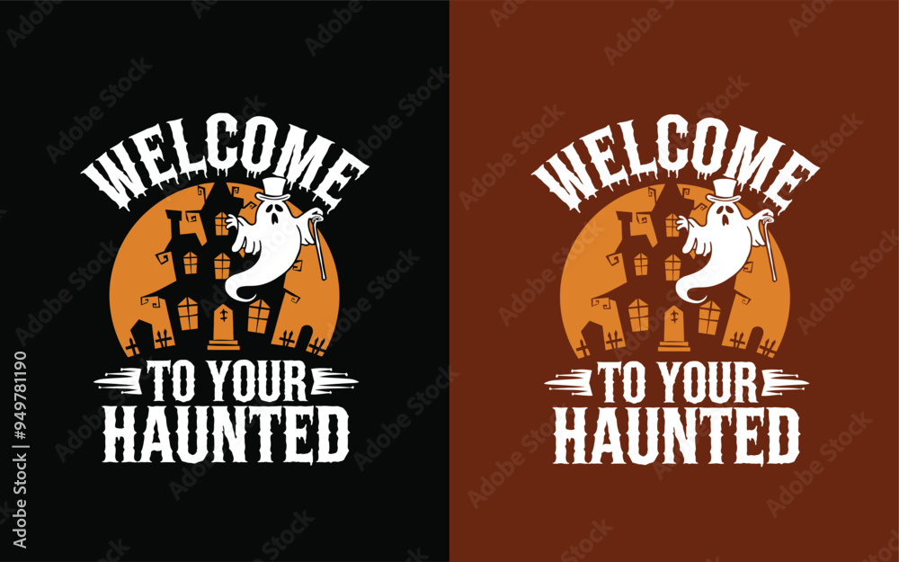 Halloween T-shirt or poster design creative artwork vector illustraion Halloween T-shirt or poster design creative artwork vector illustraion