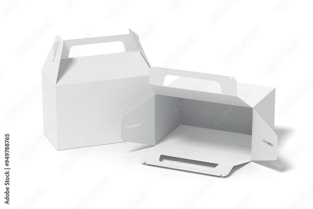 Takeaway fast food Box On White Background, mockup, 3d illustration, 3d rendering
Takeaway fast food Box On White Background, mockup, 3d illustration, 3d rendering