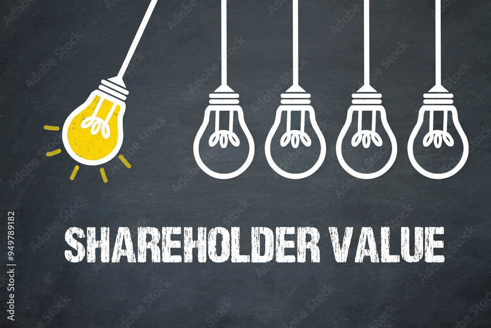 Fototapeta premium Shareholder Value 