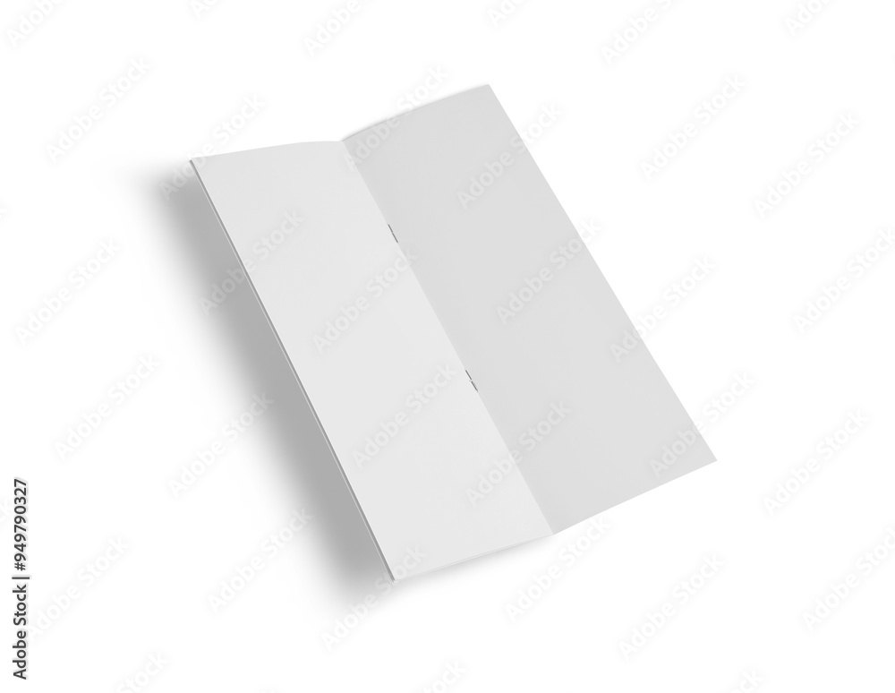 Blank white menu Clear brochure mock up. template 3d illustration, 3d rendering Blank white menu Clear brochure mock up. template 3d illustration, 3d rendering