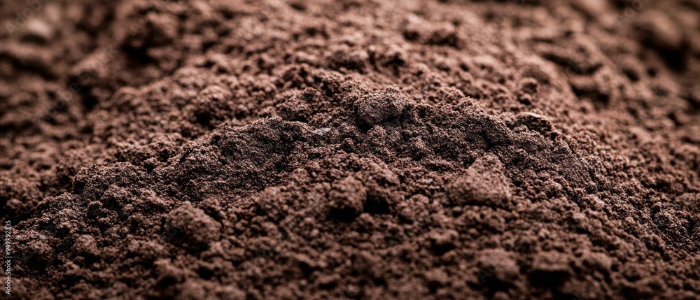 Closeup of rich fertile soil texture Closeup of rich fertile soil texture
