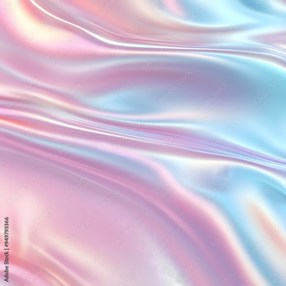 Naklejka premium Metal Hologram Texture Wallpaper Background Graphics,Generative AI