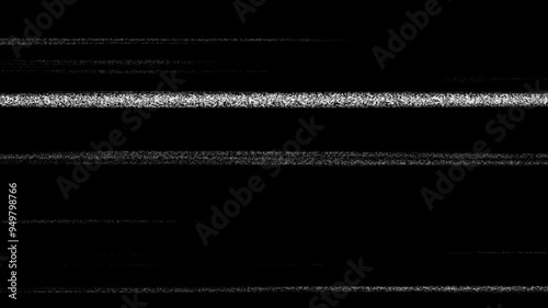 4K Video Animation Illustration Art Motion Graphic Background Wallpaper Animated of Crack Screen Signal Error