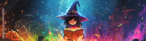 Tiny Witch Casting Magical ...