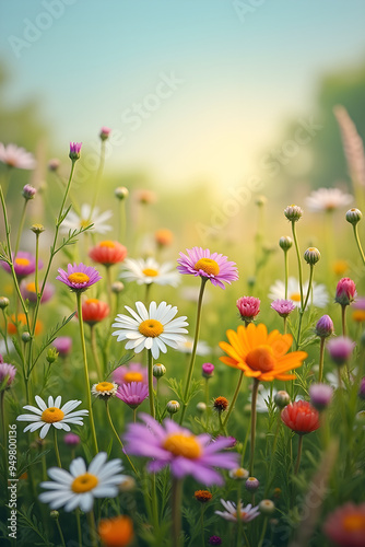 field of flowers