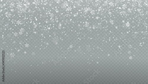 Christmas background. Powder PNG. Magic bokeh shines with white dust. Small realistic glare on a transparent Png background. Design element for cards, invitations, backgrounds, screensavers. 