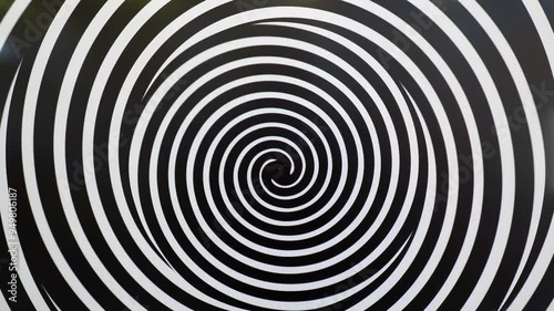 4K Video Animation Illustration Art Motion Graphic Background Wallpaper Animated of Hypnotic Illusion