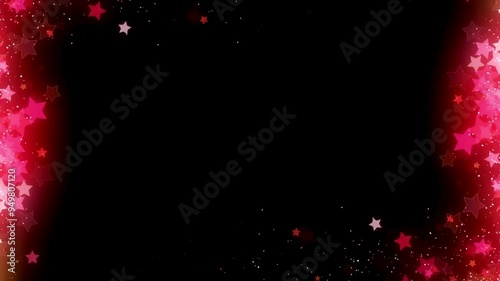 Motion Graphic Animated Design Art Background of Star Particle