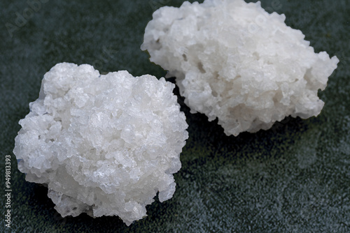 Obraz na płótnie macro shot of sea salt crystals w salonie