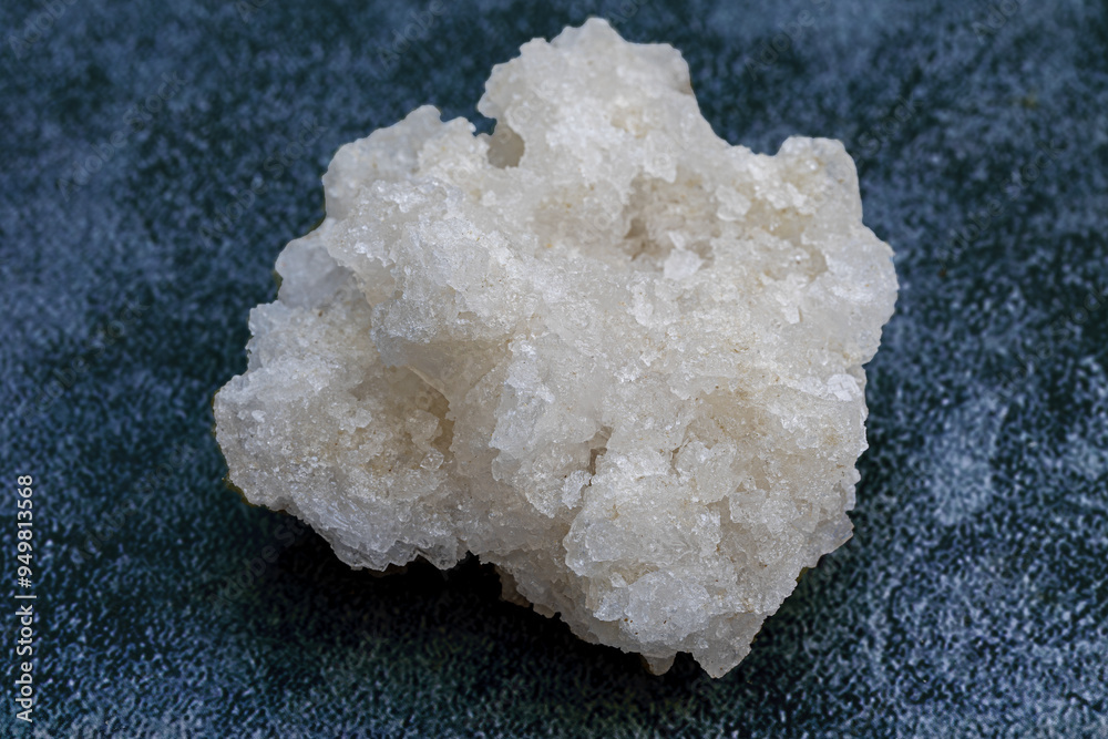 macro shot of sea salt crystals