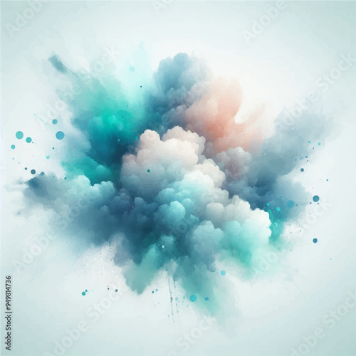 Hand painted watercolor splashes, paper and stone color texture. watercolor abstract background ai generative