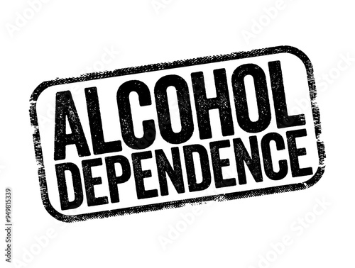 Alcohol Dependence is a chronic medical condition that typically includes a current or past history of excessive drinking, text concept background