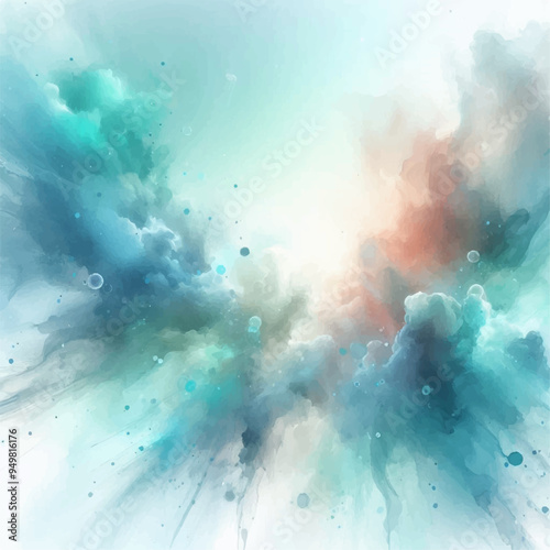 Hand painted watercolor splashes, paper and stone color texture. watercolor abstract background ai generative