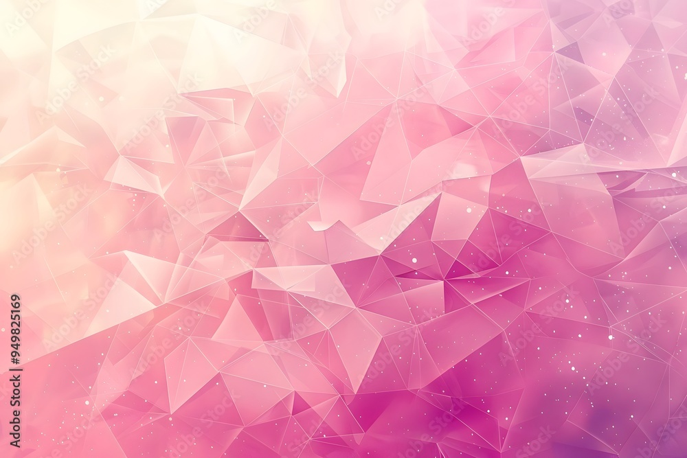 Obraz premium pink geometric shapes background