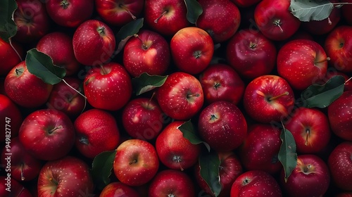 Red Apples in a Tight Cluster