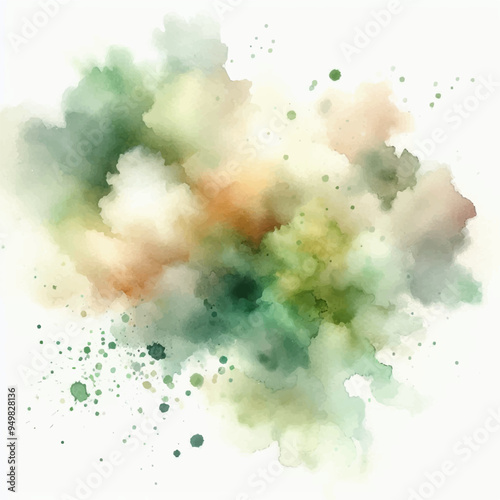 Hand painted watercolor splashes, paper and stone color texture. watercolor abstract background ai generative