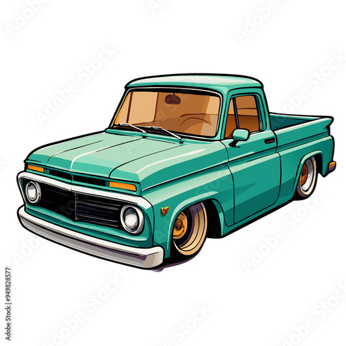 custom famous vintage old vehicles isolated transport design