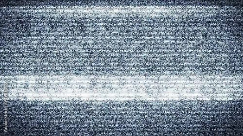 4K Video Animation Illustration Art Motion Graphic Background Wallpaper Animated of Crack Screen Signal Error