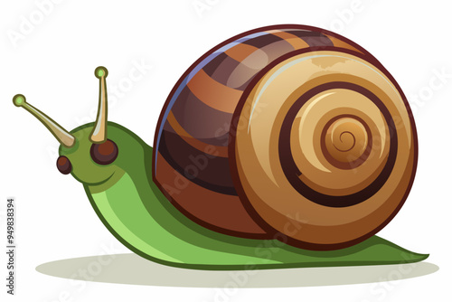 Snail vector color illustration