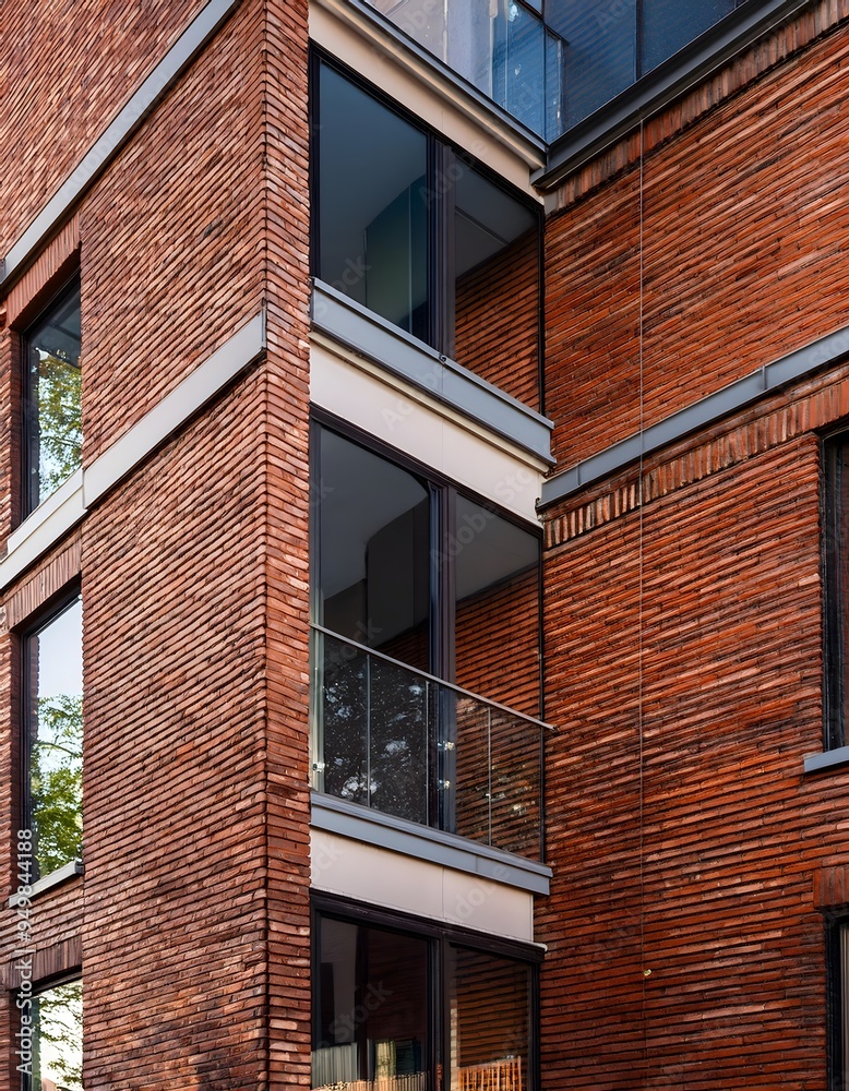 Obraz premium Red brick building
