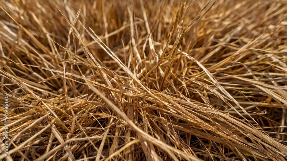 dry yellow straw grass background texture. generative ai dry yellow straw grass background texture. generative ai