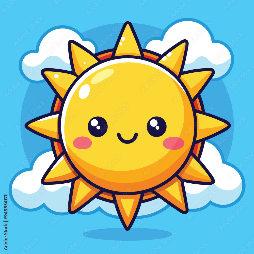 Sun png Vector Image Background Design , cute sun vector Sun png Vector Image Background Design , cute sun vector