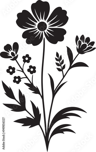 flower vector silhouette images i con