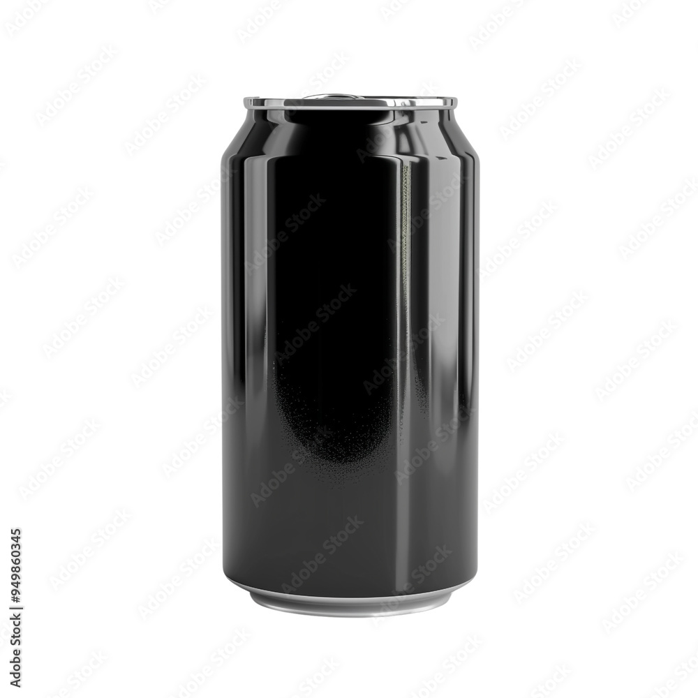 Black Aluminum Can Mockup Black Aluminum Can Mockup