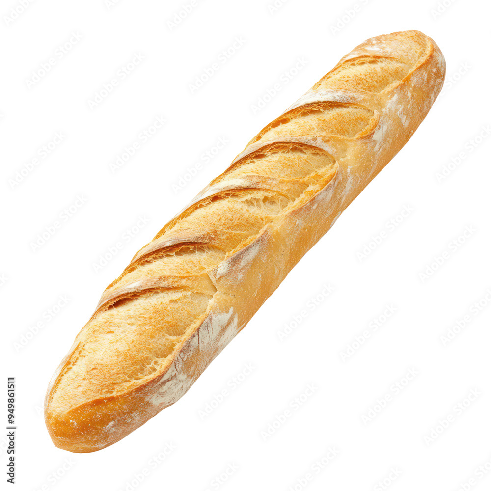 Loaf of bread object isolated on transparent png. Loaf of bread object isolated on transparent png.