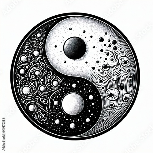 yin yang symbol photo