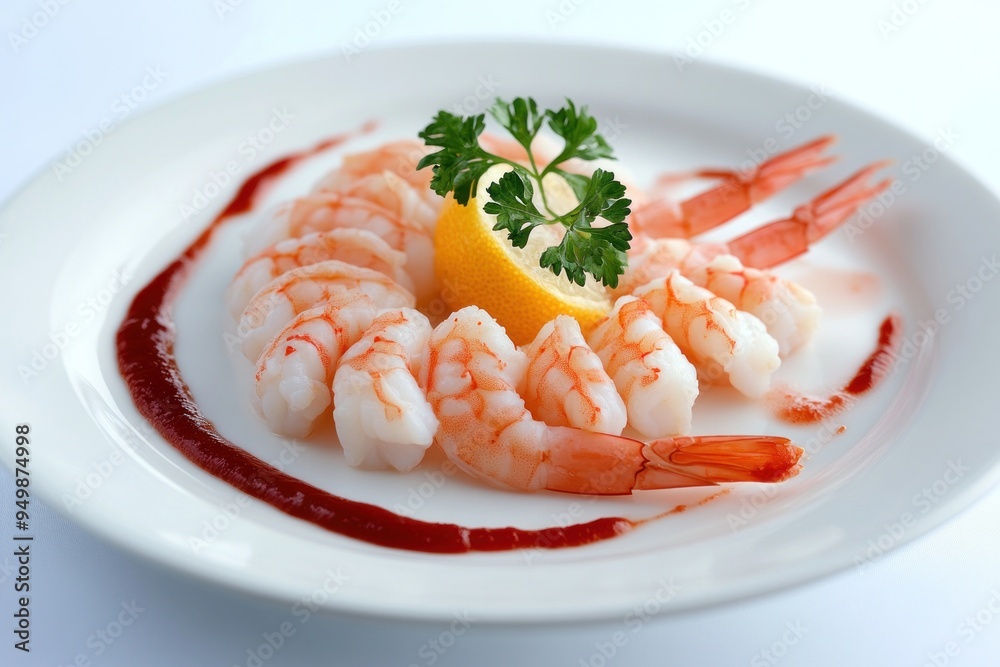 Shrimp Cocktail with Lemon and Parsley Shrimp Cocktail with Lemon and Parsley