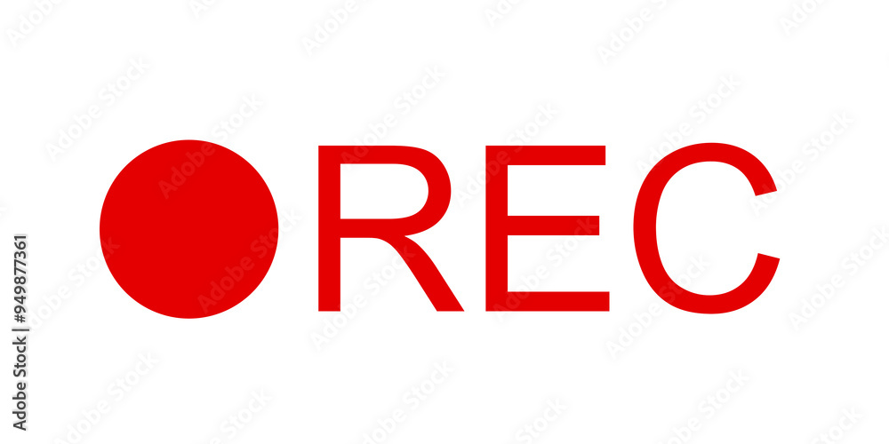 Recording mark icon, Camera video recording Recording mark icon, Camera video recording