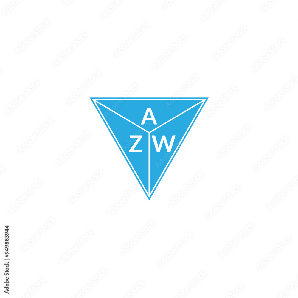 ZAW ABSTRACT LETTER LOGO DESIGN ZAW ABSTRACT LETTER LOGO DESIGN