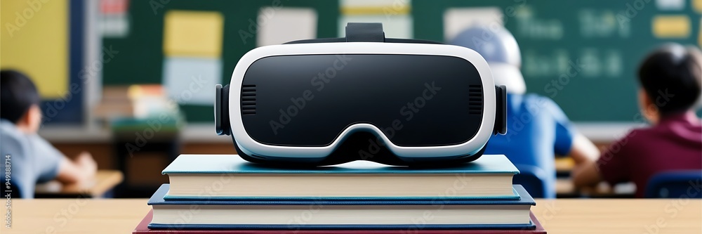 Virtual Reality Meets Education: Enhancing Back-to-School with VR on Books and School Background