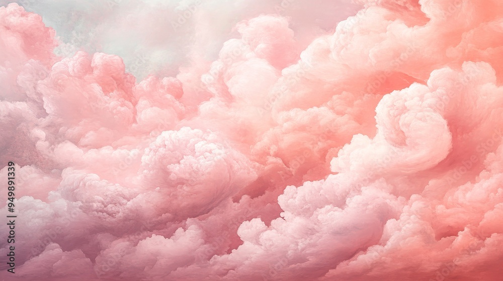 Dreamy sky painted with soft hues of pastel pink, like swirls of cotton candy, creating an ethereal and surreal ambiance. Dreamy sky painted with soft hues of pastel pink, like swirls of cotton candy, creating an ethereal and surreal ambiance.