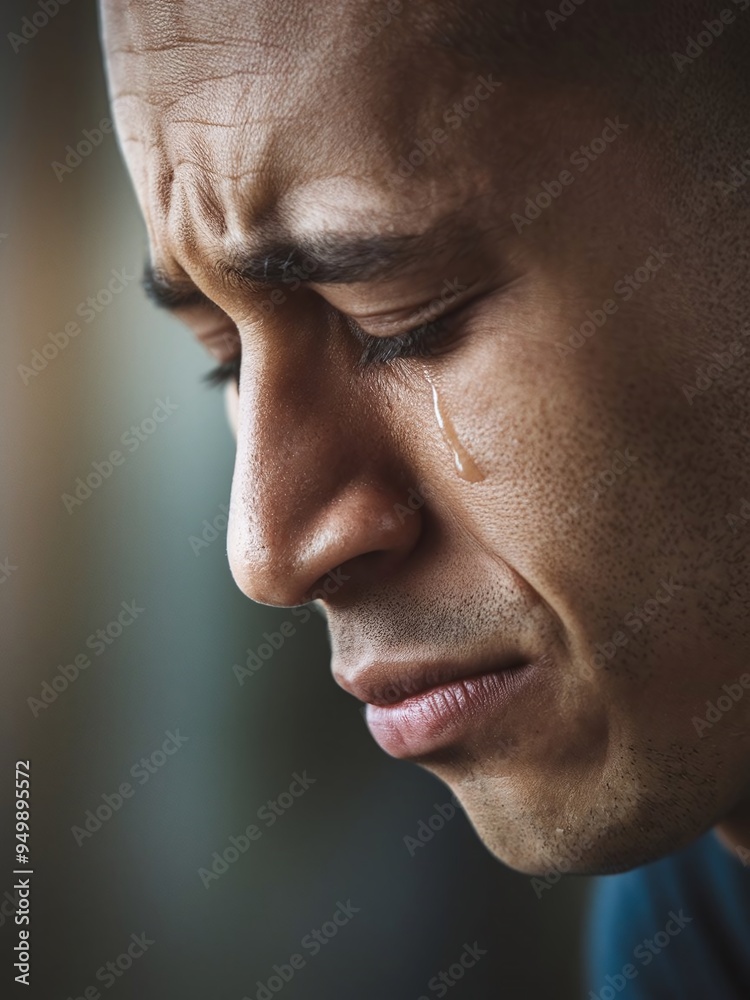 Obraz premium sorrowful, cry, depression, despair, emotion, expressing, eye, woman, male, girl, boy, grief, old person, senior