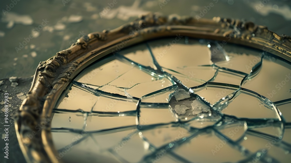 Acknowledge the broken mirror's imperfections. Acknowledge the broken mirror's imperfections.