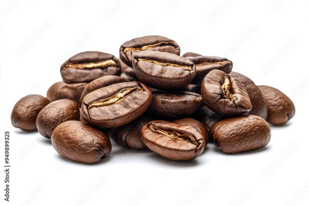 Coffee beans isolated on white background Coffee beans isolated on white background