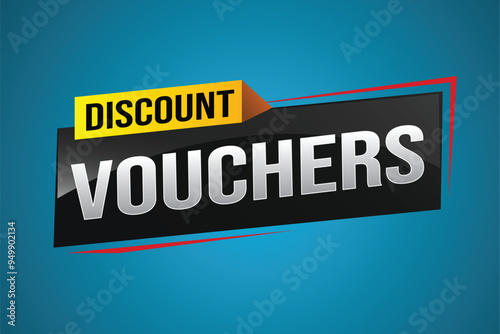 discount voucher vouchers special offer poster banner graphic design icon logo sign symbol social media website coupon advertising store shop online, website, landing page

