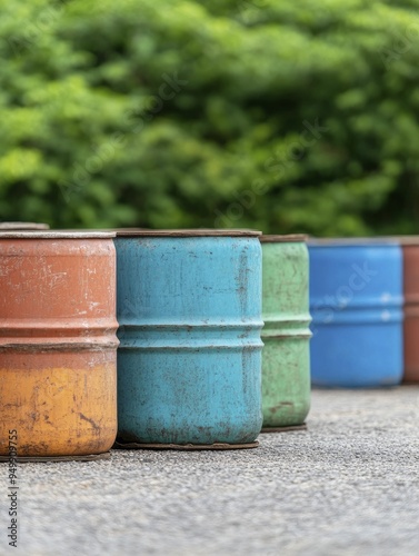 Hazardous materials stored carelessly, portraying the potential dangers of improper storage practices.