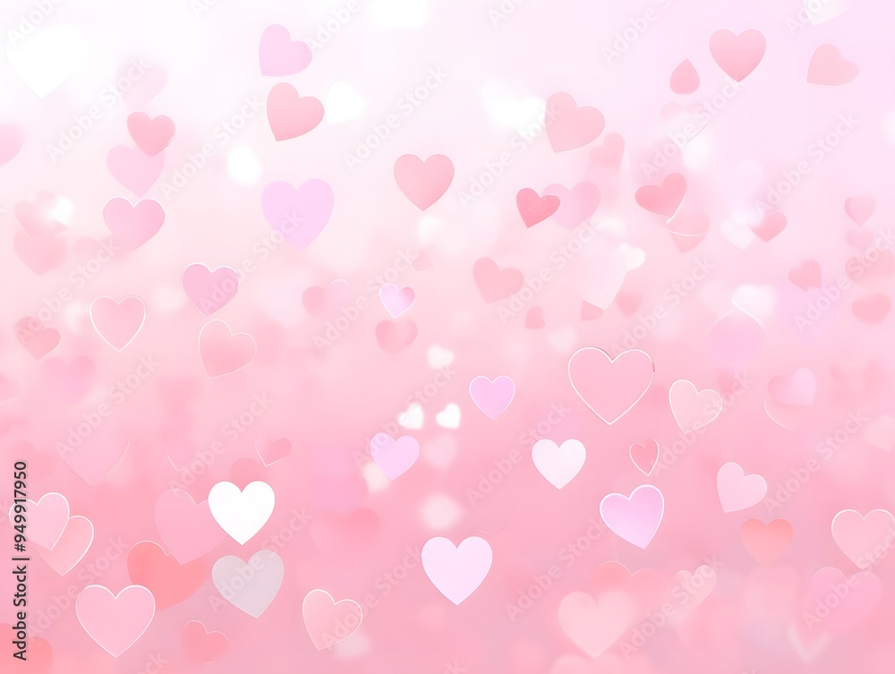 Heart Glitter Bokeh Fantasy Wallpaper Background Graphics