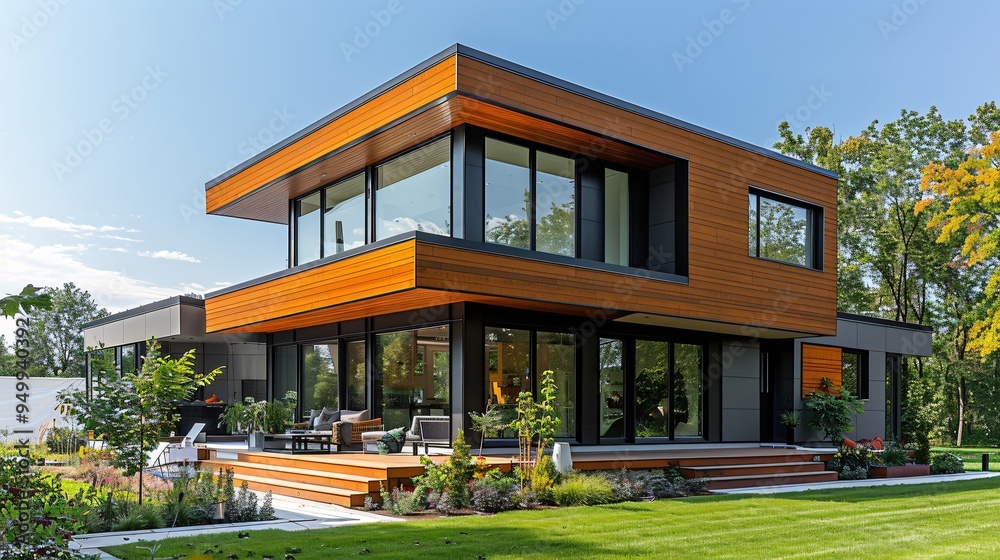 Modern countryside exterior