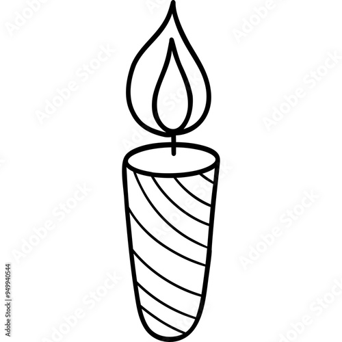 Holiday candle