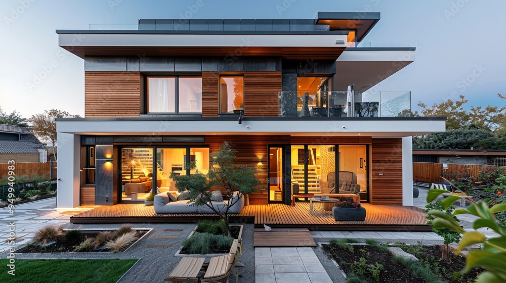 Modern countryside exterior