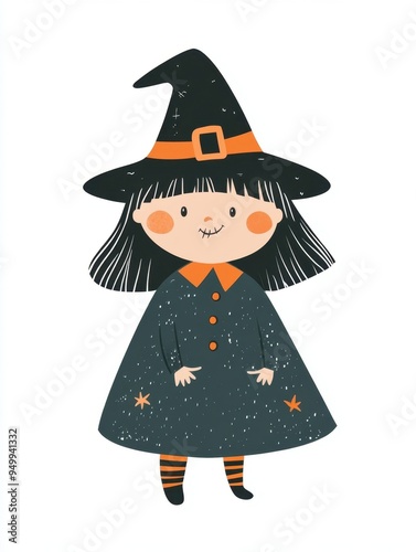 Halloween characters white background