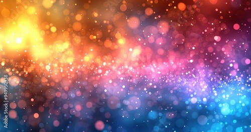 Abstract Bokeh Lights Background