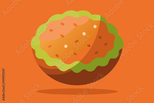 Falafel Illustration Vector - Perfect for Culinary and Recipe Projects