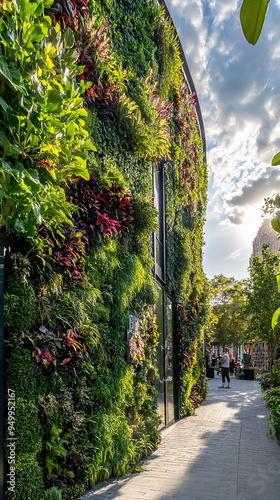 Inner-City Permaculture Initiative with Community Engagement and Green Walls